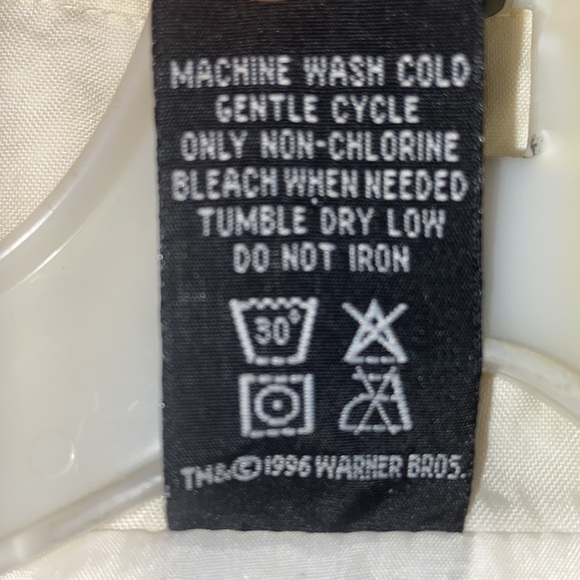 Space Jam Jordan Warner Brothers sz S lightweight Windbreaker Jacker 1996 - Picture 9 of 11